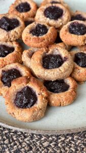 blueberry thumbprint cookies