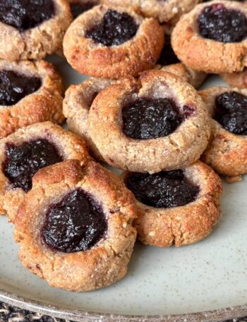 blueberry thumbprint cookies